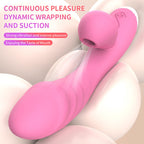 Emişli Curved Rabbit Vibratör Pembe