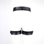 Dominant Touch Deri Bel ve Bacak Harness Takımı