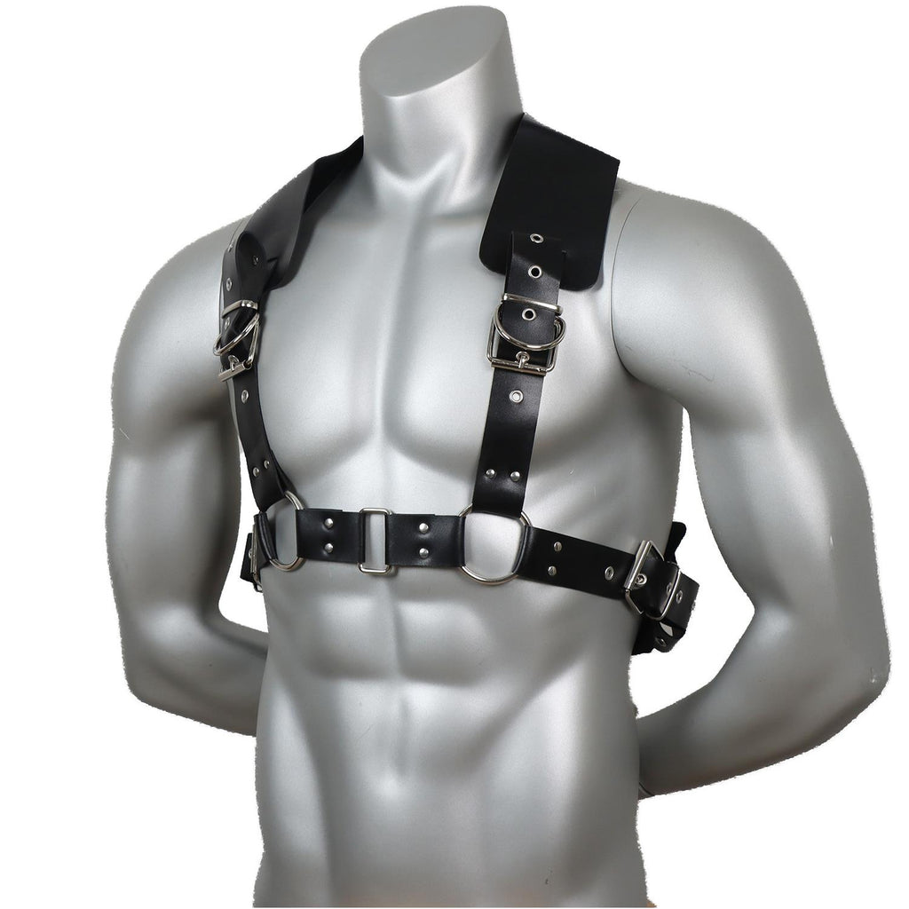 Erkek Deri Göğüs Harness Omuz ve Göğüs Aksesuarı