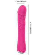 Isıtmalı Titreşimli Esnek Vibratör 21 cm