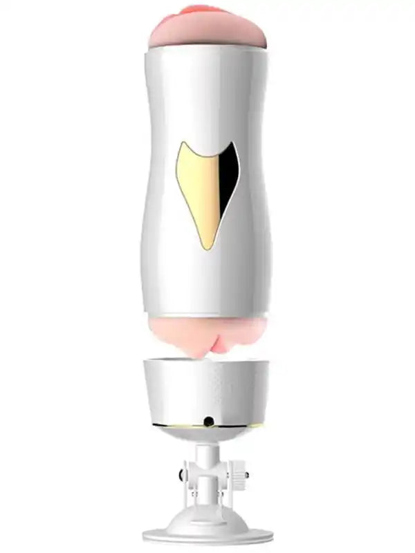 Vajinal ve Oral Titreşimli Şarjlı Sesli Vantuzlu Mastürbatör