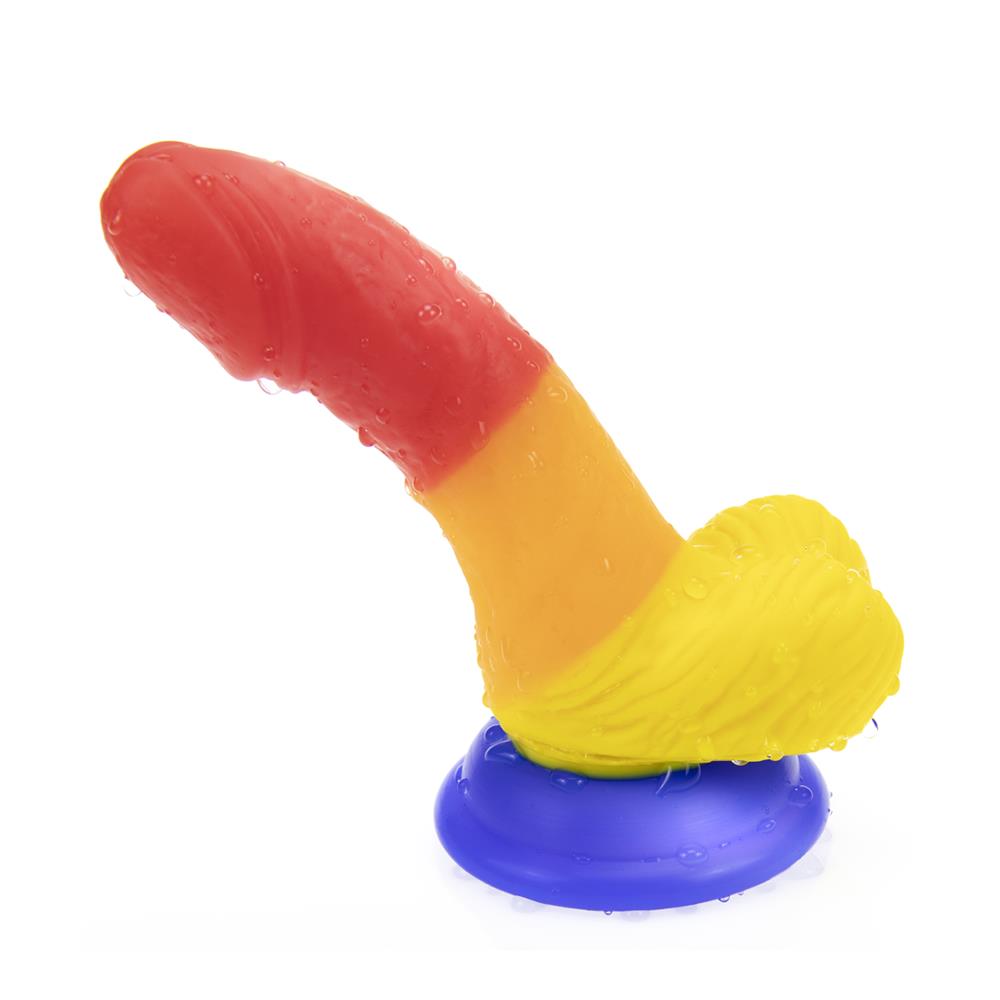 Gökkuşağı Realistik Dildo 12cm