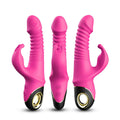 Hareketli Rabbit Vibratör Rose Pembe