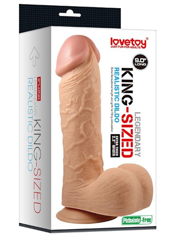 LoveToy Realistik Dildo 23 cm