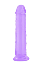 Kiss Erotic mor jel vantuzlu dildo, 21,5 cm
