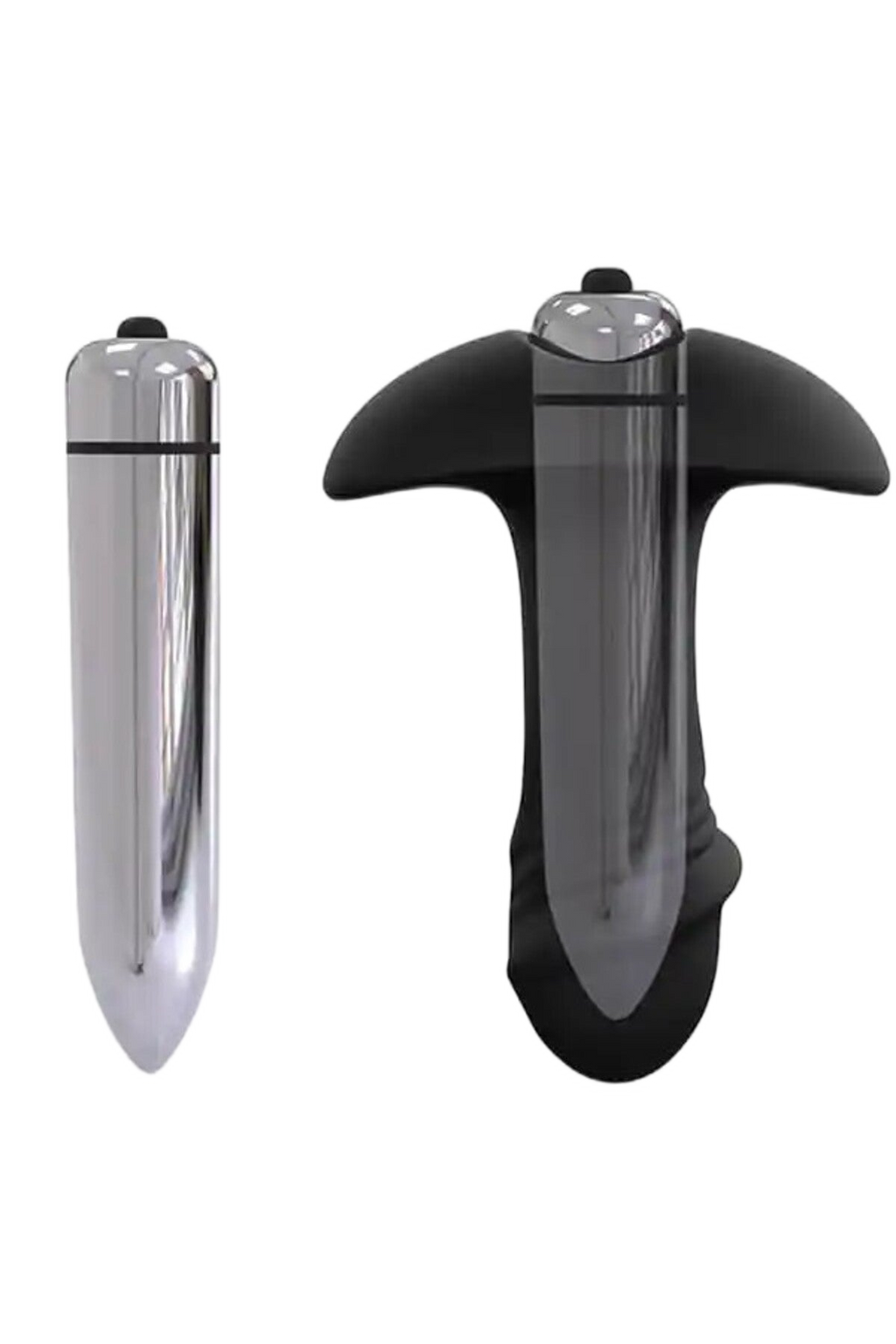Giyilebilir Titreşimli Çok Amaçlı Plug – Siyah | 10 cm