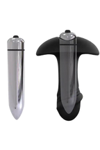 Giyilebilir Titreşimli Çok Amaçlı Plug – Siyah | 10 cm