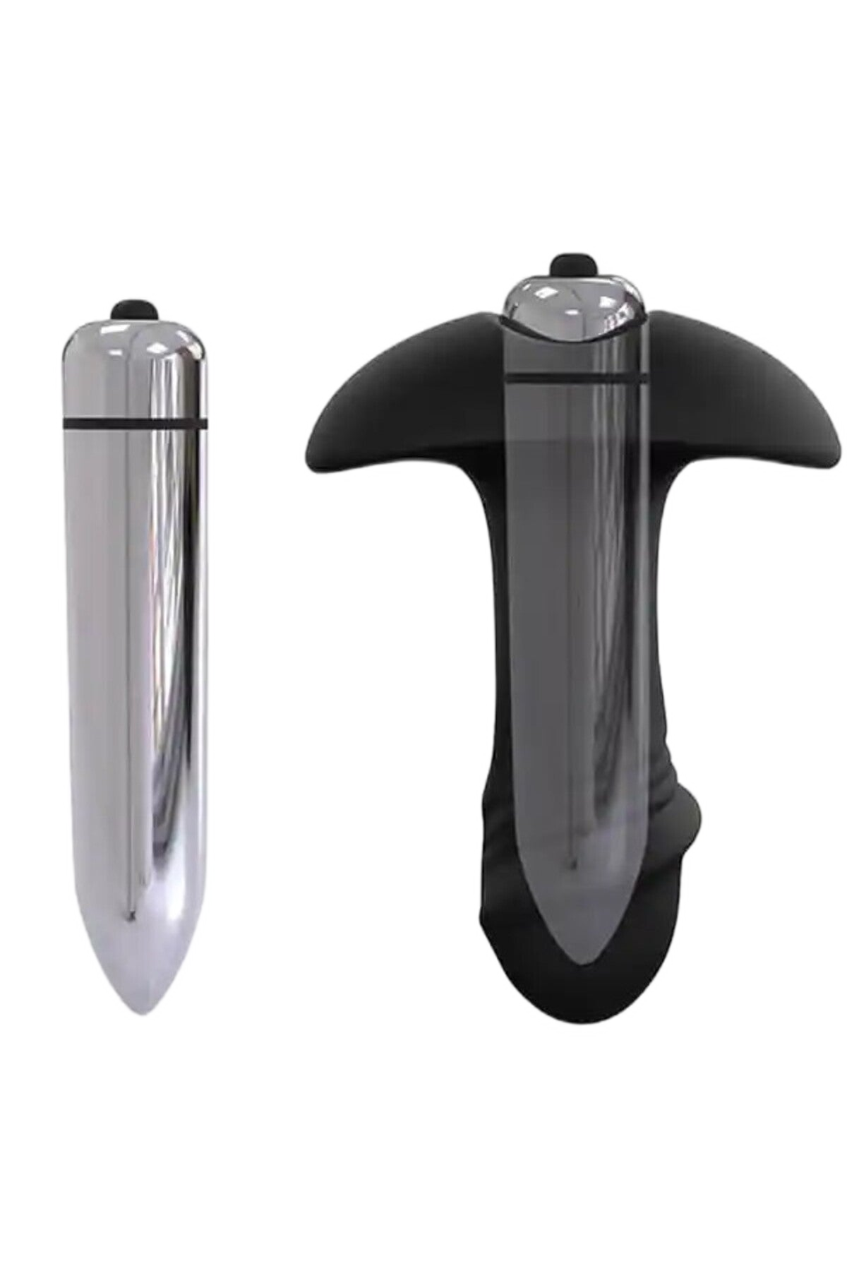 Giyilebilir Titreşimli Çok Amaçlı Plug – Siyah | 10 cm