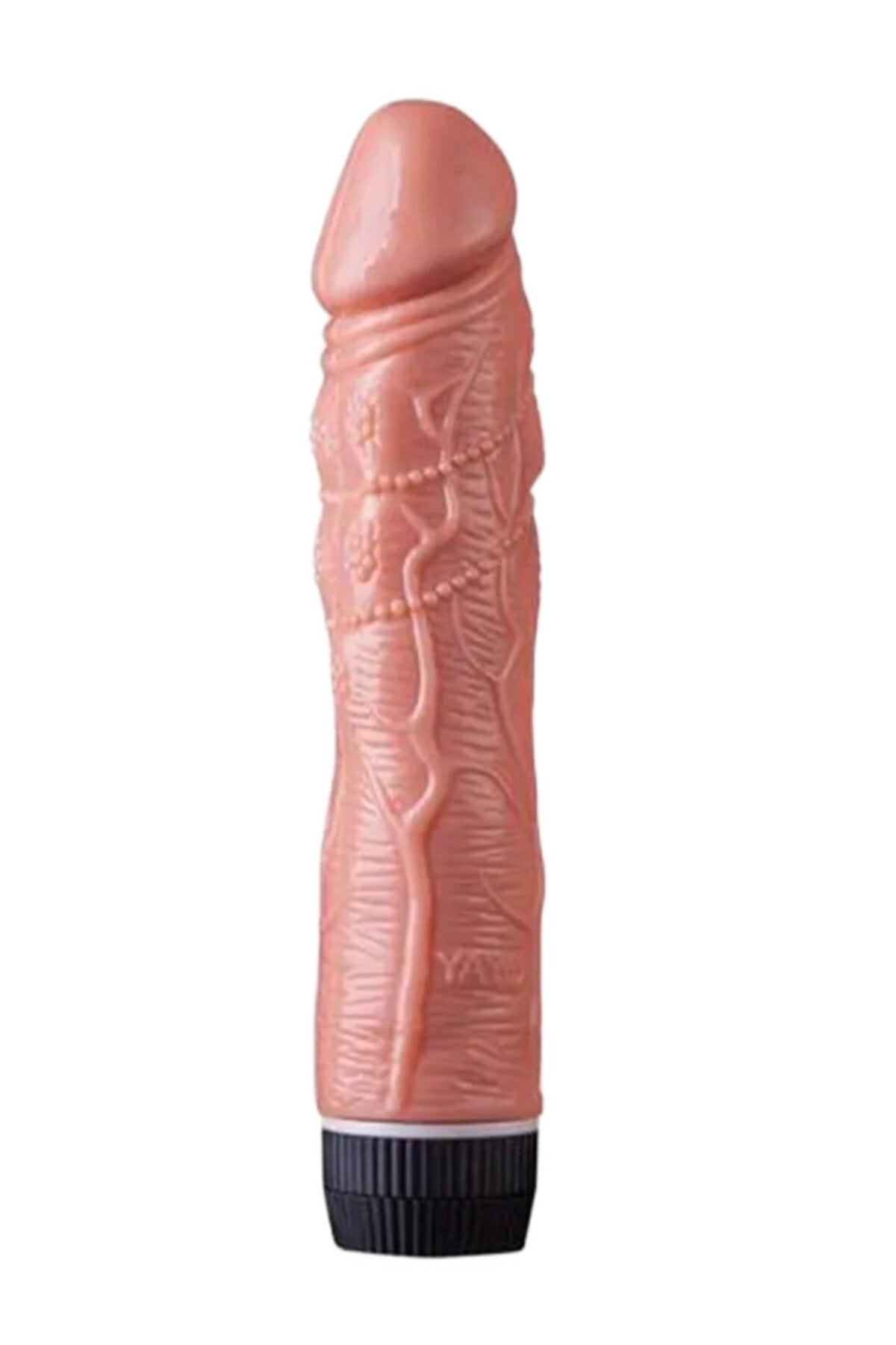 Tırtıklı Dokulu Klasik Vibratör – 20 cm, Ayarlanabilir Titreşim