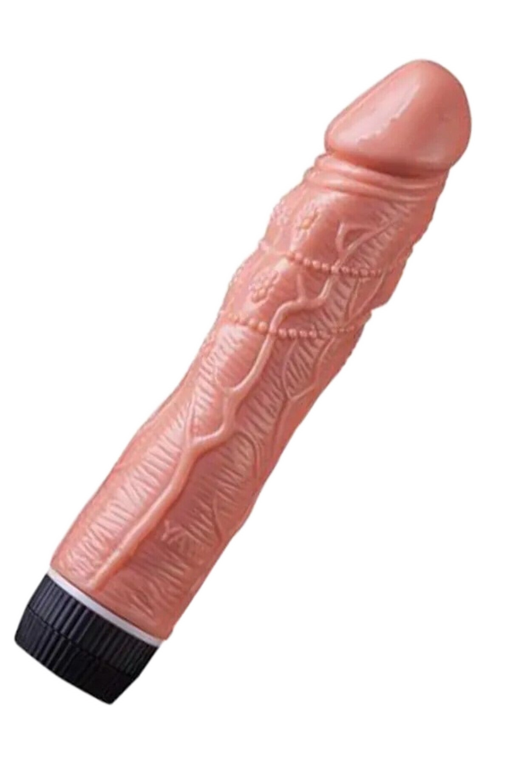Tırtıklı Dokulu Klasik Vibratör – 20 cm, Ayarlanabilir Titreşim