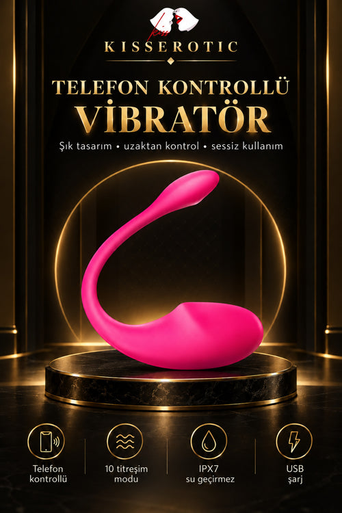Telefondan kontrollü şarjlı yumurta vibratör — görsel 1