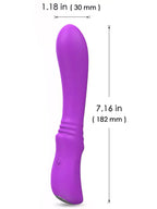 Esnek Ultra Güçlü Şarjlı Vibratör 18 cm