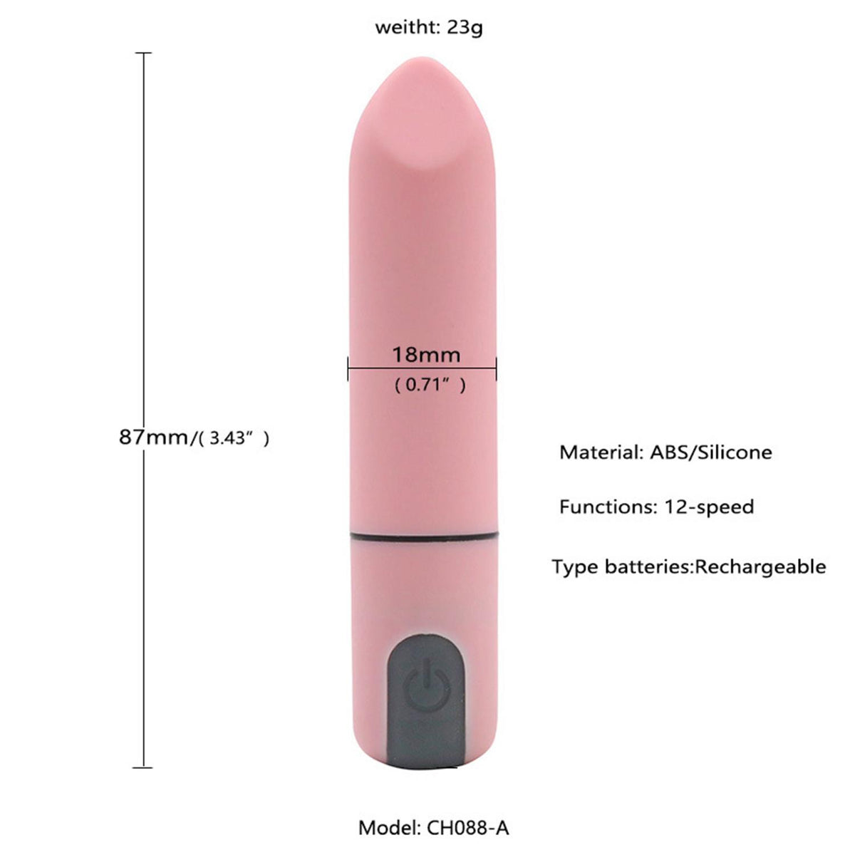 Kurşun Vibratör Pembe