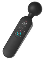 Isıtmalı Şarjlı 12 Titreşim Modlu Wand LCD Ekranlı Vibratör 22 cm