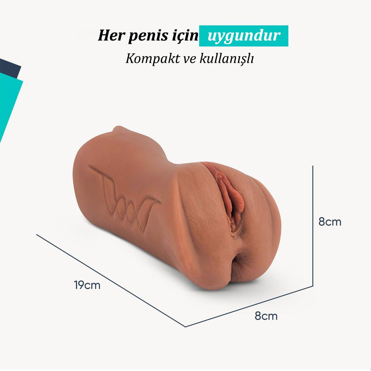 Lisa Gerçekçi Mastürbatör – Ağız, Vajina ve Anal Deneyim