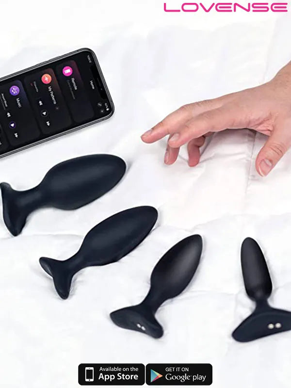 Lovense HUSH 2 Anal Plug 1" App Controlled