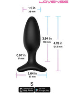 Lovense HUSH 2 Anal Plug 1.5" App Controlled