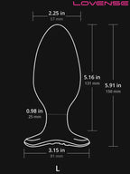 Lovense HUSH 2 Anal Plug 2.25" App Controlled