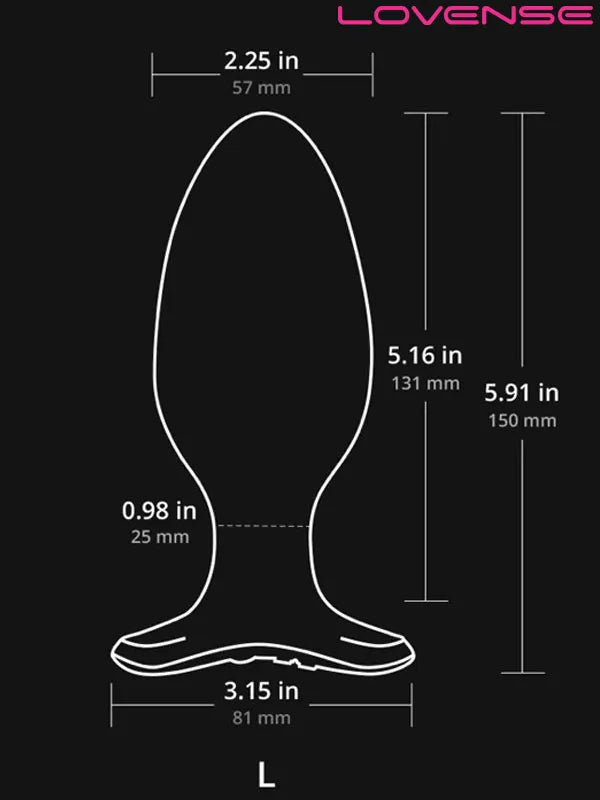 Lovense HUSH 2 Anal Plug 2.25" App Controlled