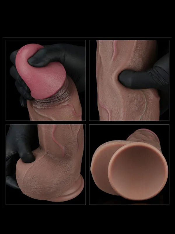 12'' Dual Layered Silicone Cock XXL 31 cm