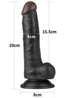 Belden Bağlamalı İçi Dolu 20 cm Siyah
