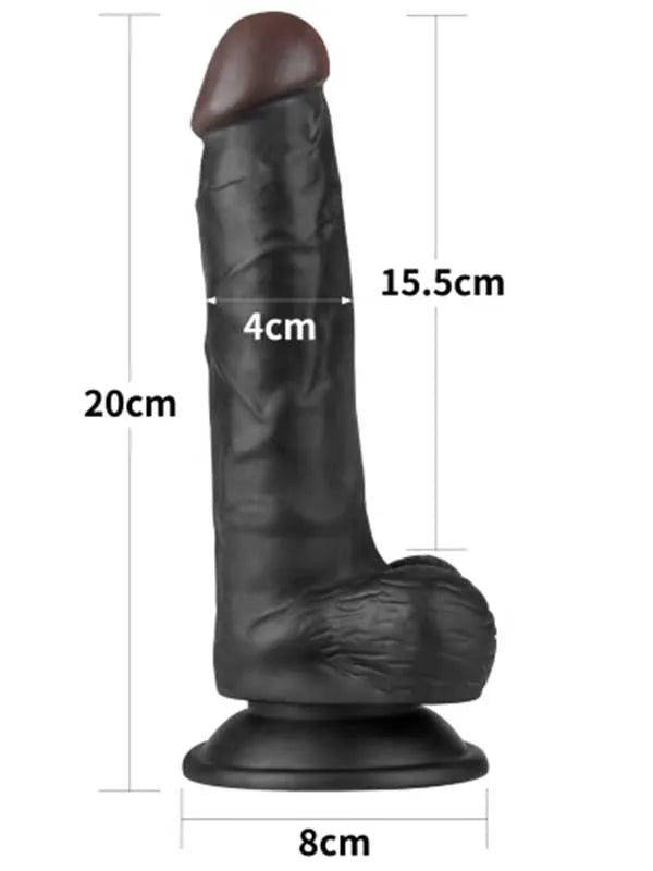 Belden Bağlamalı İçi Dolu 20 cm Siyah