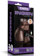 Belden Bağlamalı Titreşimli İçi Dolu 20 cm Siyah
