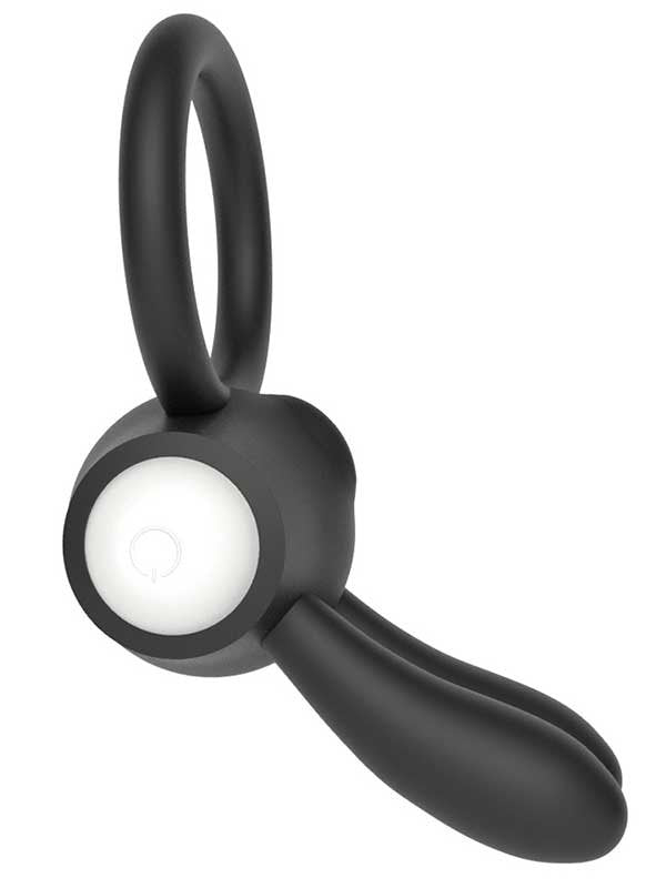 LoveToy Klitoris Uyarıcılı Titreşimli Silikon Penis Halkası