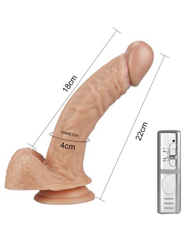 LoveToy Titreşimli Penis 22 cm