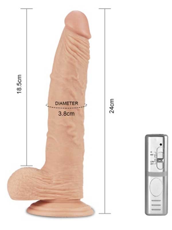LoveToy Titreşimli Penis 24 cm