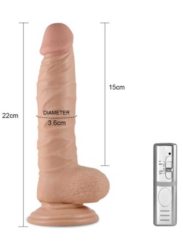 LoveToy Titreşimli Penis 21 cm