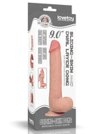 Kayar Derili Çift Katmanlı Realistik Dildo 23 cm