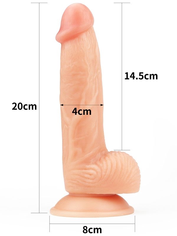 Ultra Yumuşak Realistik Dildo 20 cm