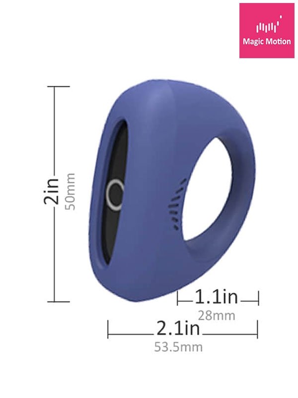 DANTE II Telefon Kontrollü Penis Halkası