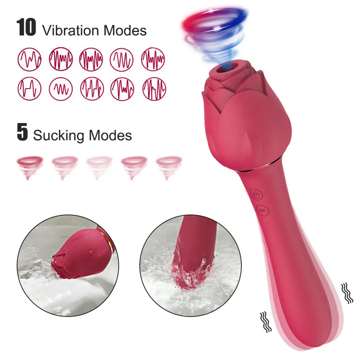 Modern Emişli Gül Vibratör