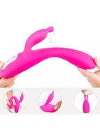 Isıtmalı Şarjlı Güçlü Titreşimli Tavşan Vibratör 22 cm
