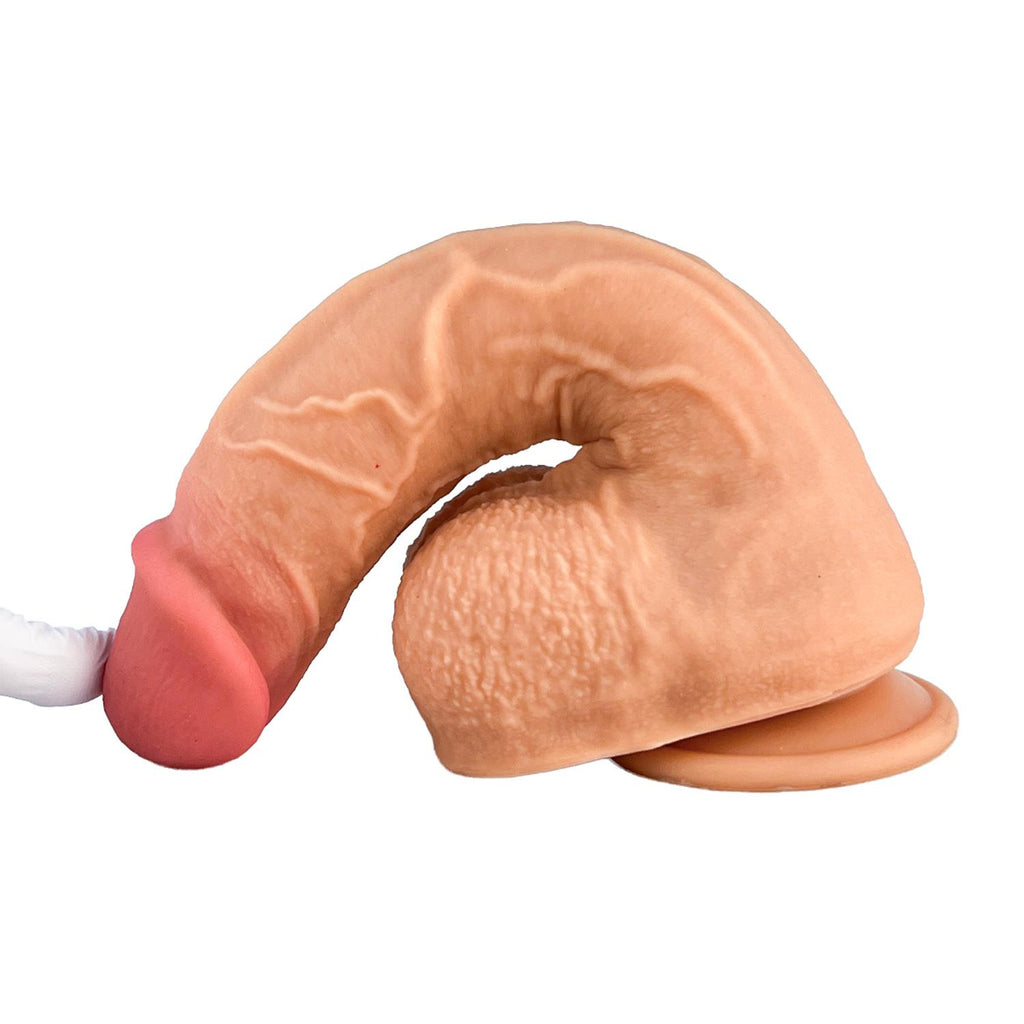 Pembe Tilki H097 Vantuzlu Realistik Dildo 24 cm