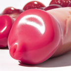 Pembe Tilki Realistik Köpek Dildo 18 cm