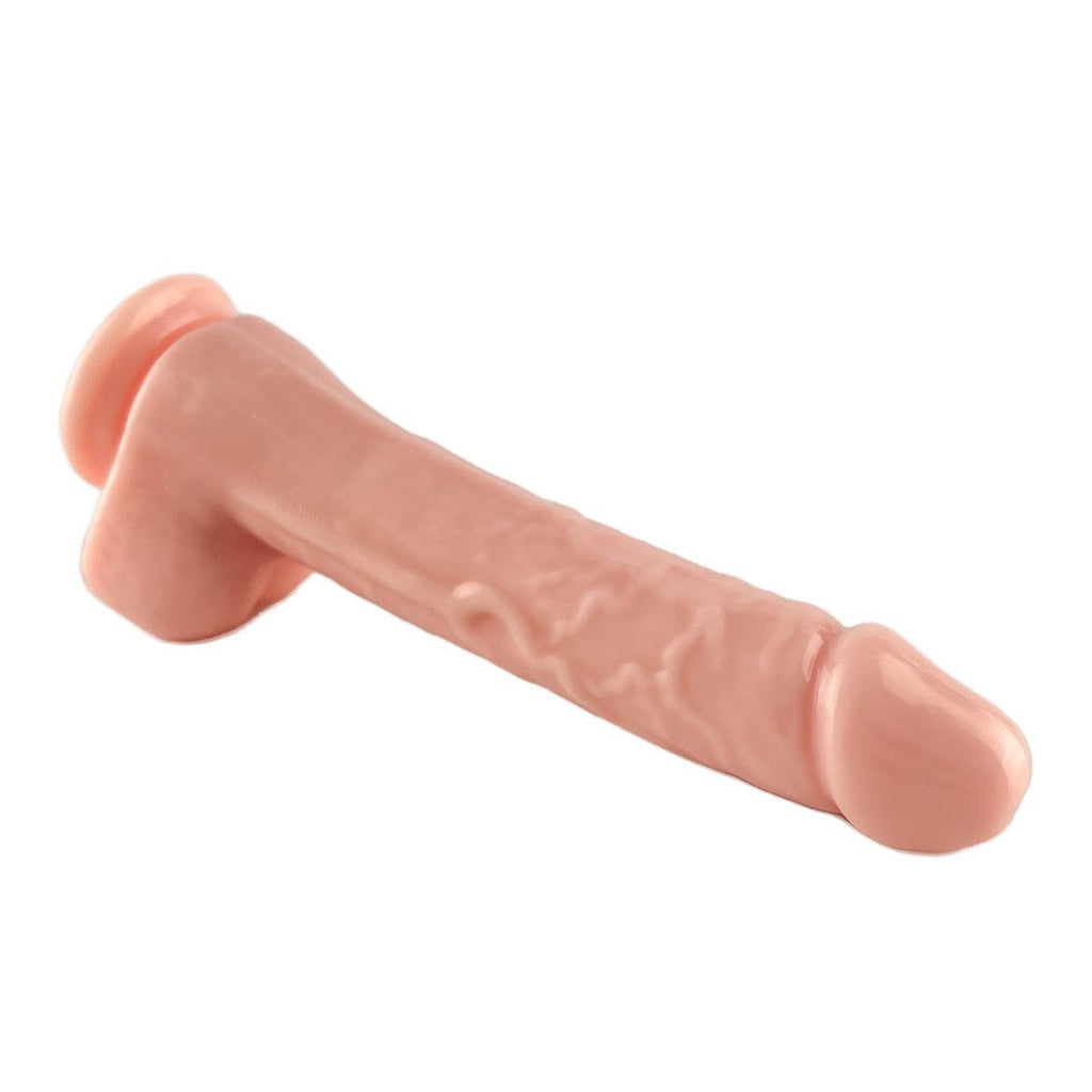 Pembe Tilki Vakum Tabanlı Ten Rengi Realistik Dildo 16cm