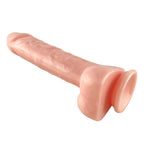 Pembe Tilki Vakum Tabanlı Ten Rengi Realistik Dildo 21cm