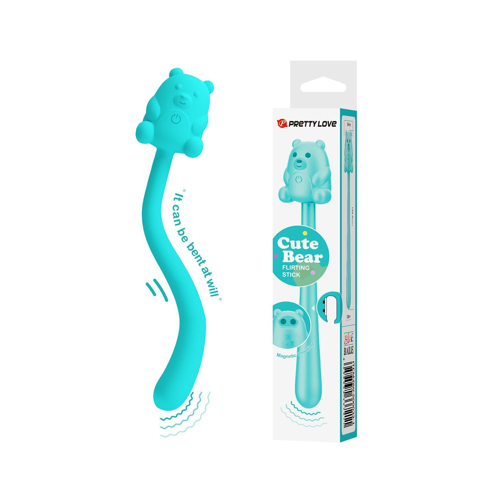 Pretty Love Cute Bear Flirting Stick Vibratör