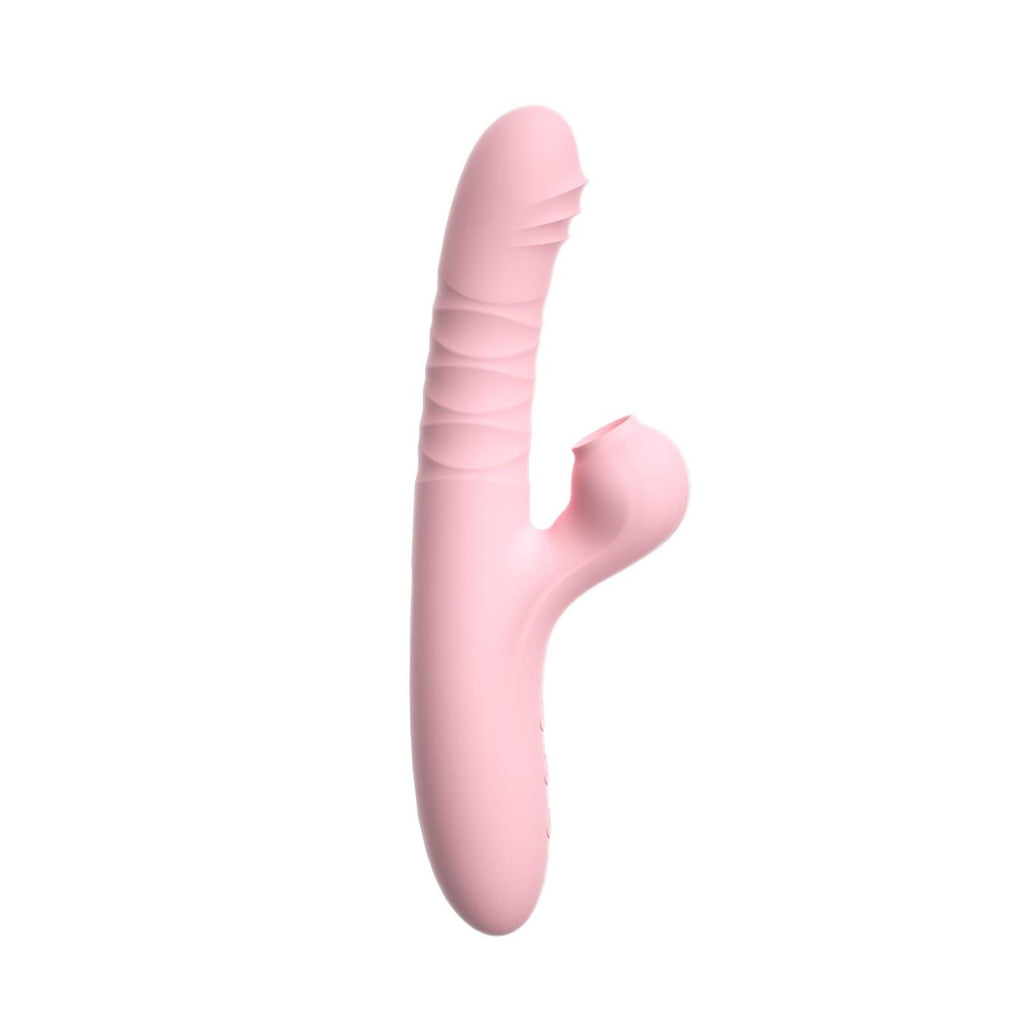 Modern Emişli ve Titreşimli Rabbit Vibratör Pembe