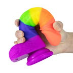 Rainbow Dildo 19 cm