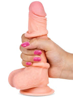 7" Dual Layer Oynar Derili Realistik Penis 18 cm