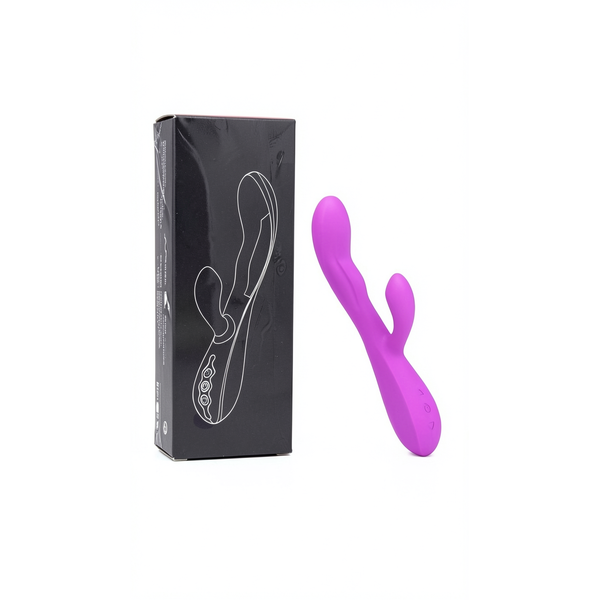 Modern Uyarıcılı Rabbit Vibratör Mor