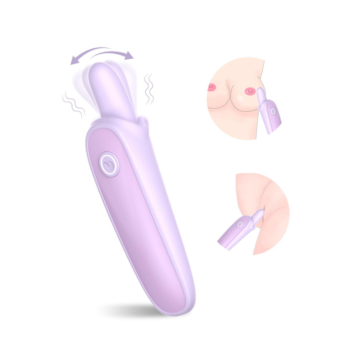 S-Hande Banshee Dil Uyarıcılı Vibratör Mor