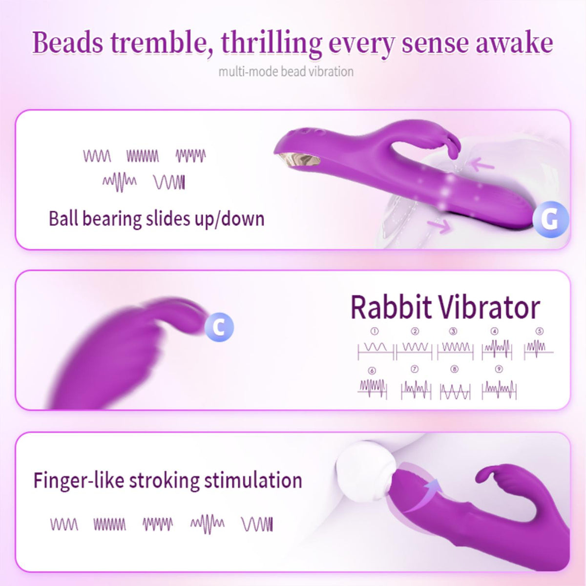 S-Hande Cool Stick Rabbit Vibratör