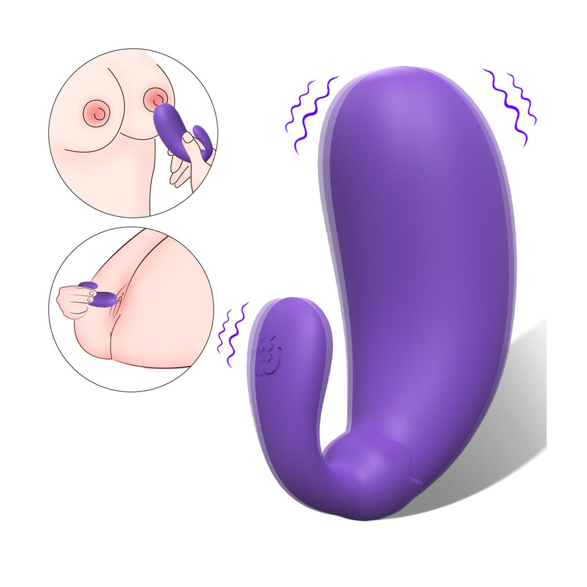 S-Hande Mini Eggplant Yumurta Vibratör