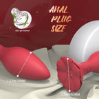 S-Hande Morning Glory Kırmızı Plug Vibratör