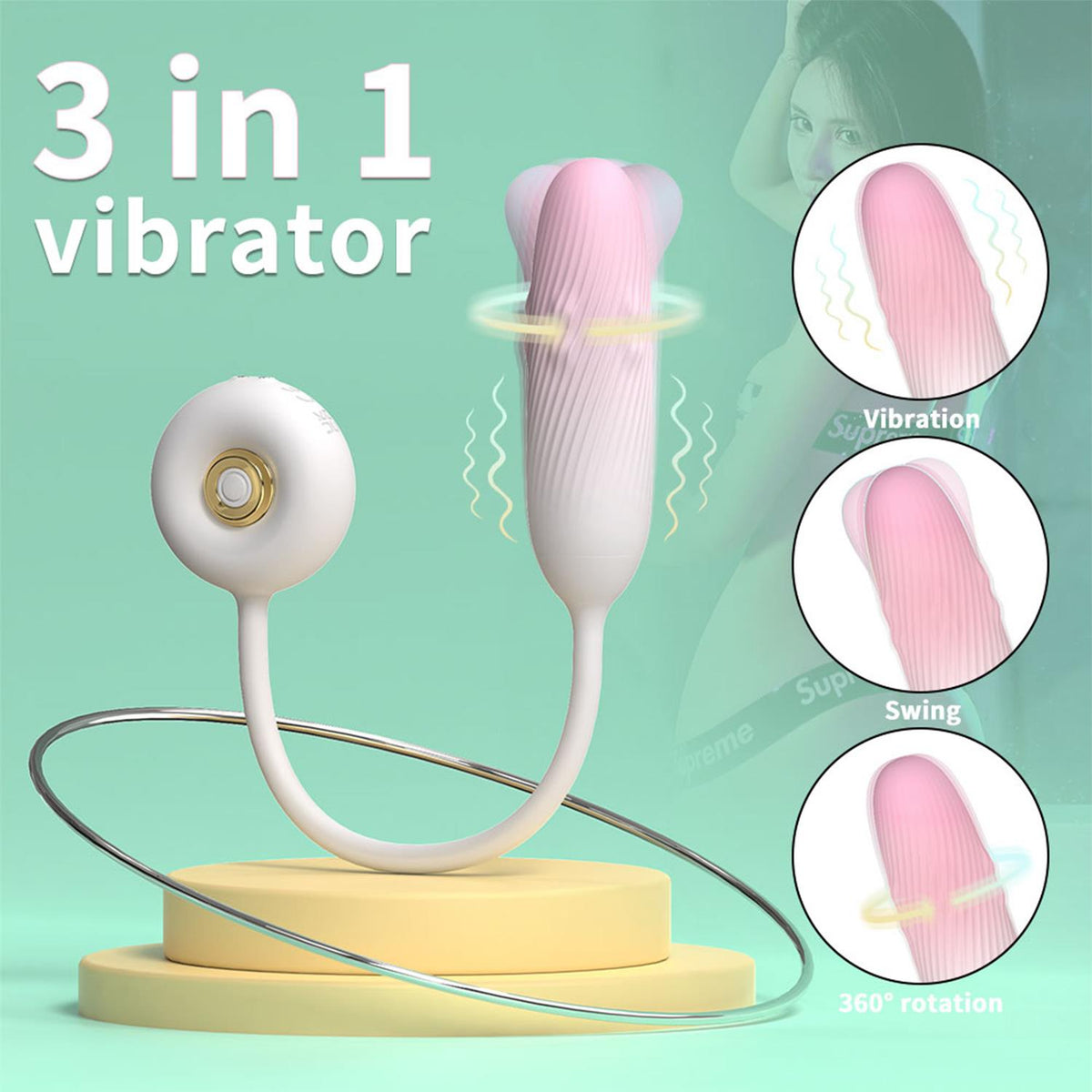 S-Hande Tangle Toy 3’ü 1 Arada Vibratör